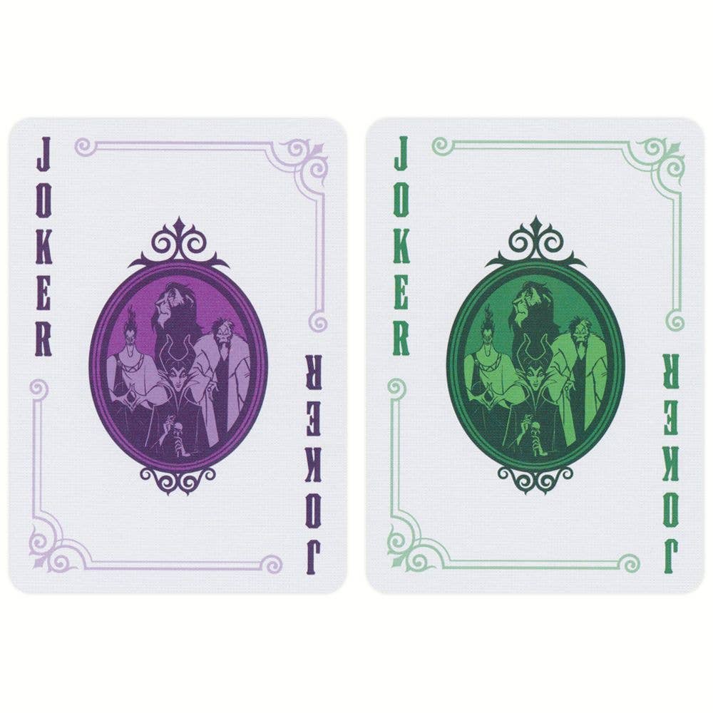 Bicycle Disney Villains Purple Playing Cards