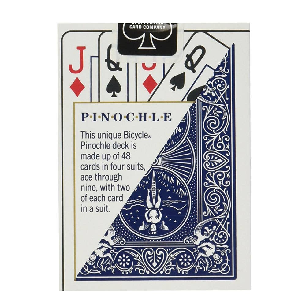 Bicycle® Pinochle Standard Playing Cards (Blue)