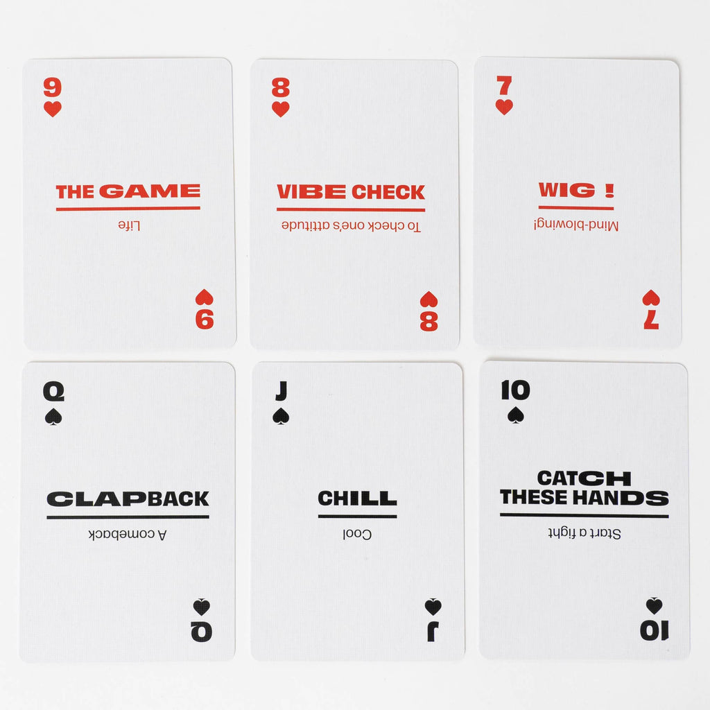 Gen Z Lingo Playing Cards