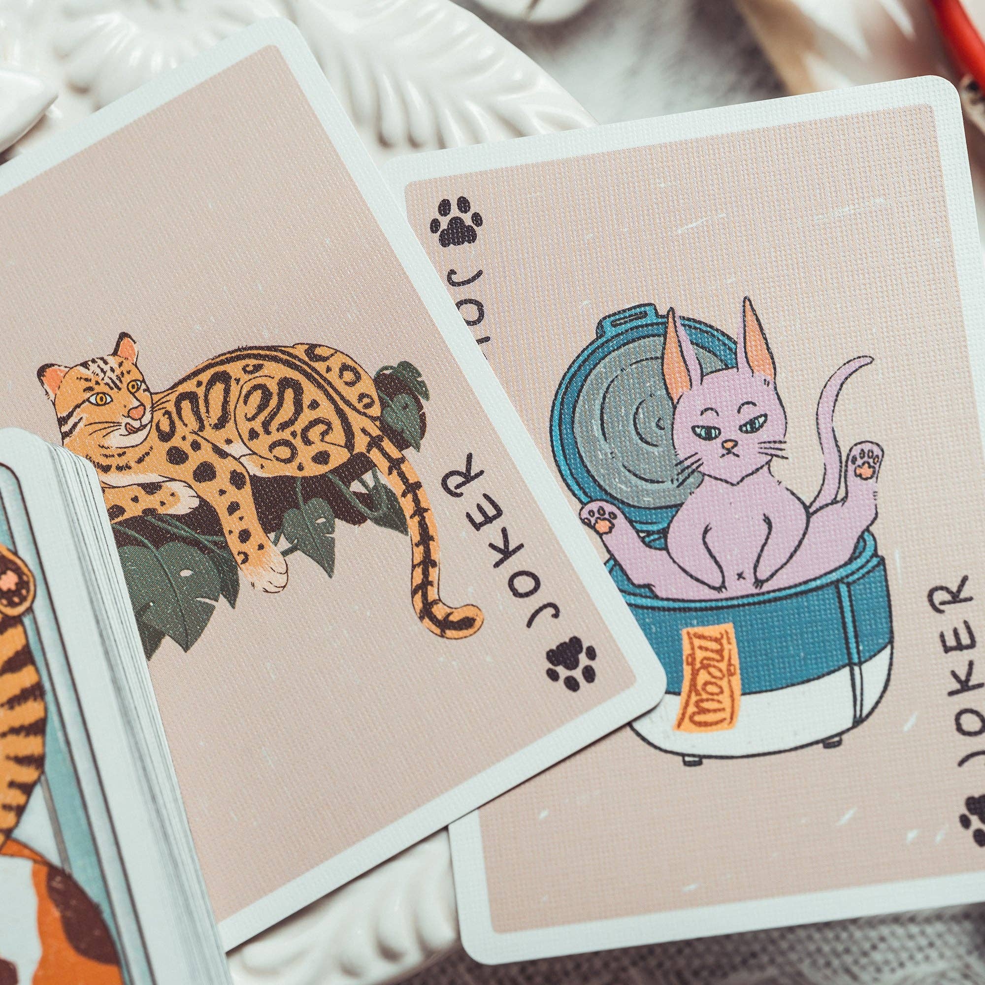 Liquid Cat Playing Cards — Dogs & Cats Collection