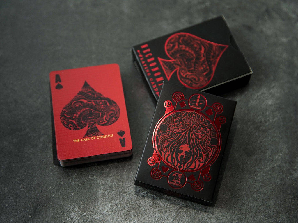 Lovecraft A-K: Cthulhu Mythos Playing Cards – Red Edition
