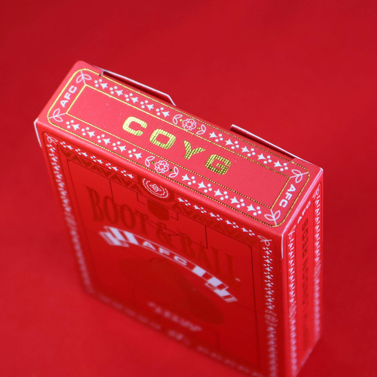 AFC Playing Cards – Arsenal Football Legends Gold Foil Deck by Boot & Ball