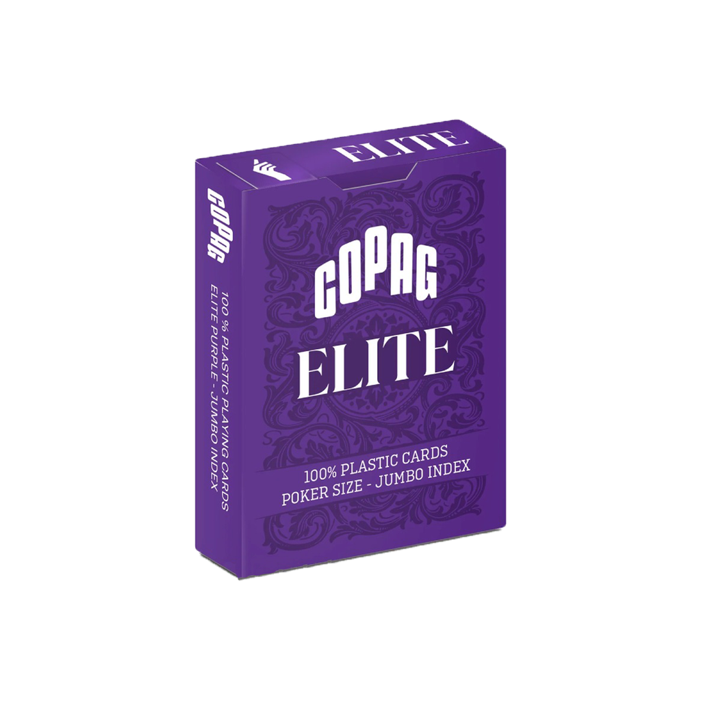Copag 1546 Elite Playing Cards – Poker Size, Jumbo Index (Purple)