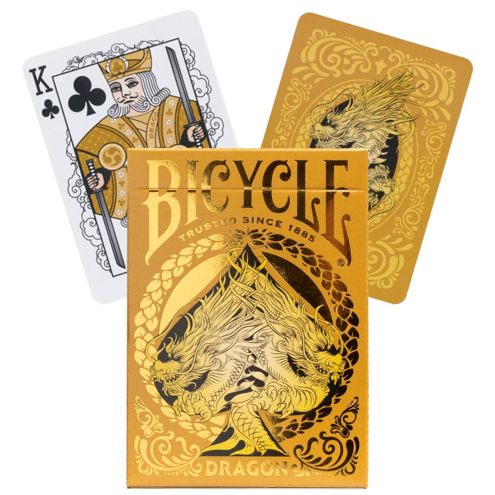 Bicycle Gold Dragon Playing Cards – Year of the Dragon