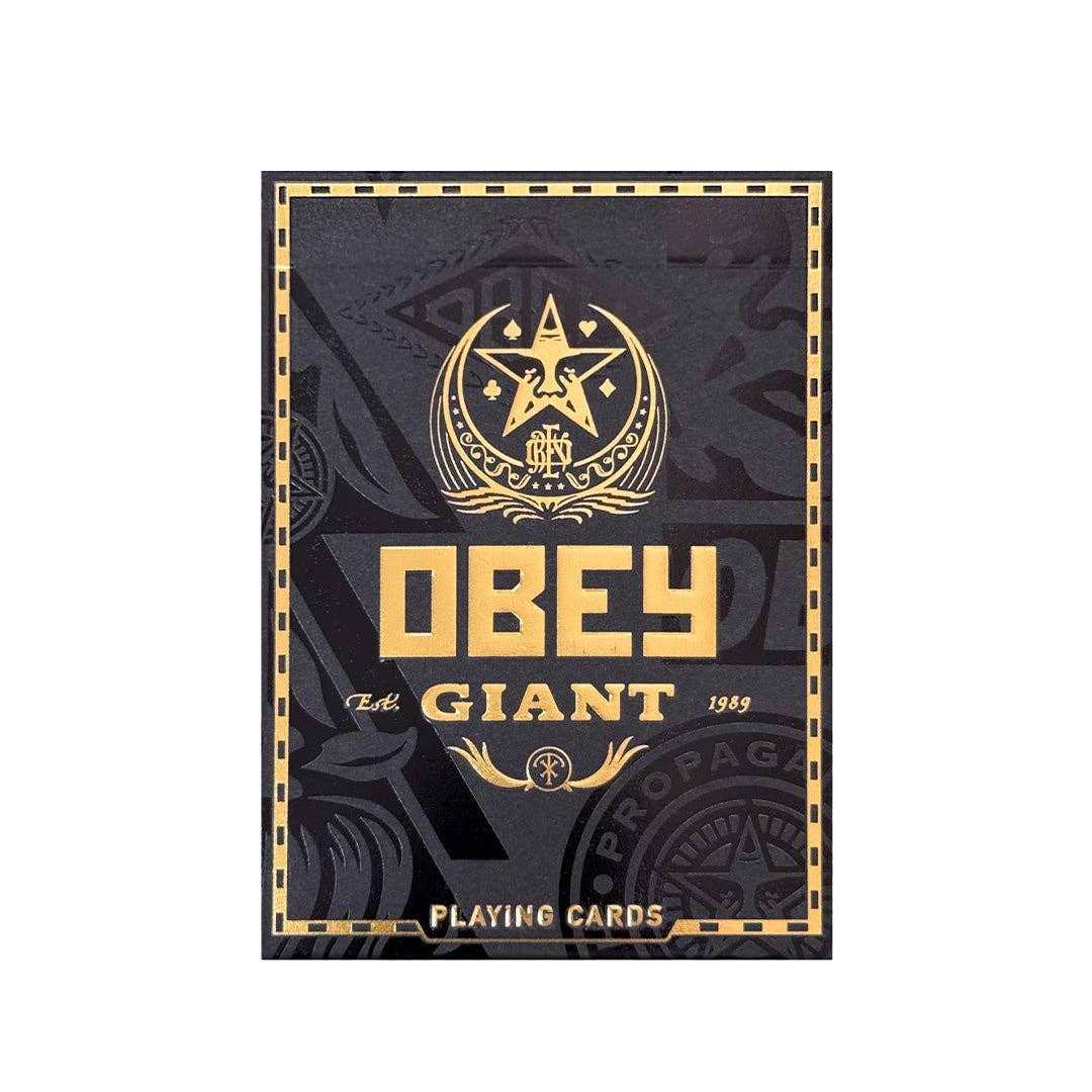 Obey Playing Cards Gold edition Theory 11