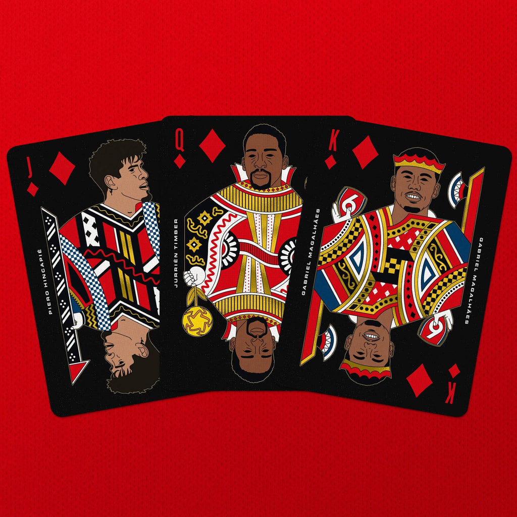 AFC Champions Playing Cards Arsenal 25/26 Limited Edition Boot & Ball