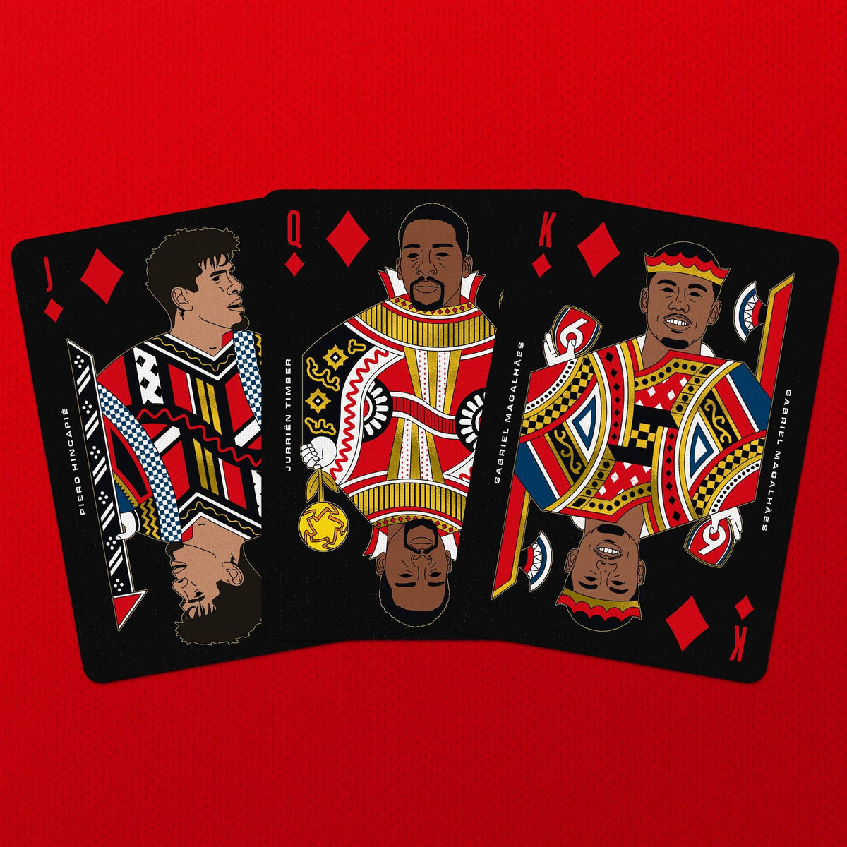 AFC Champions Playing Cards Arsenal 25/26 Limited Edition Boot & Ball