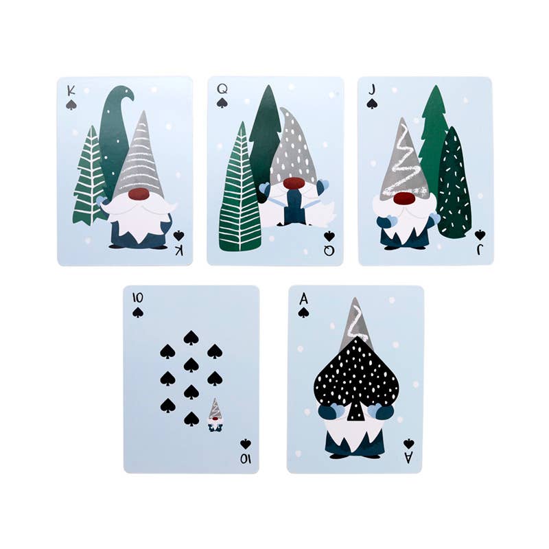 Christmas Gonk Standard Playing Card Deck
