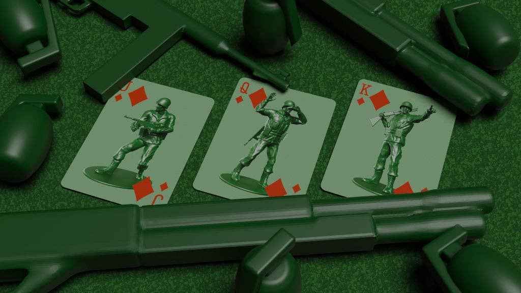 Army Men Playing Cards – Collectible Playing Cards (CPC)