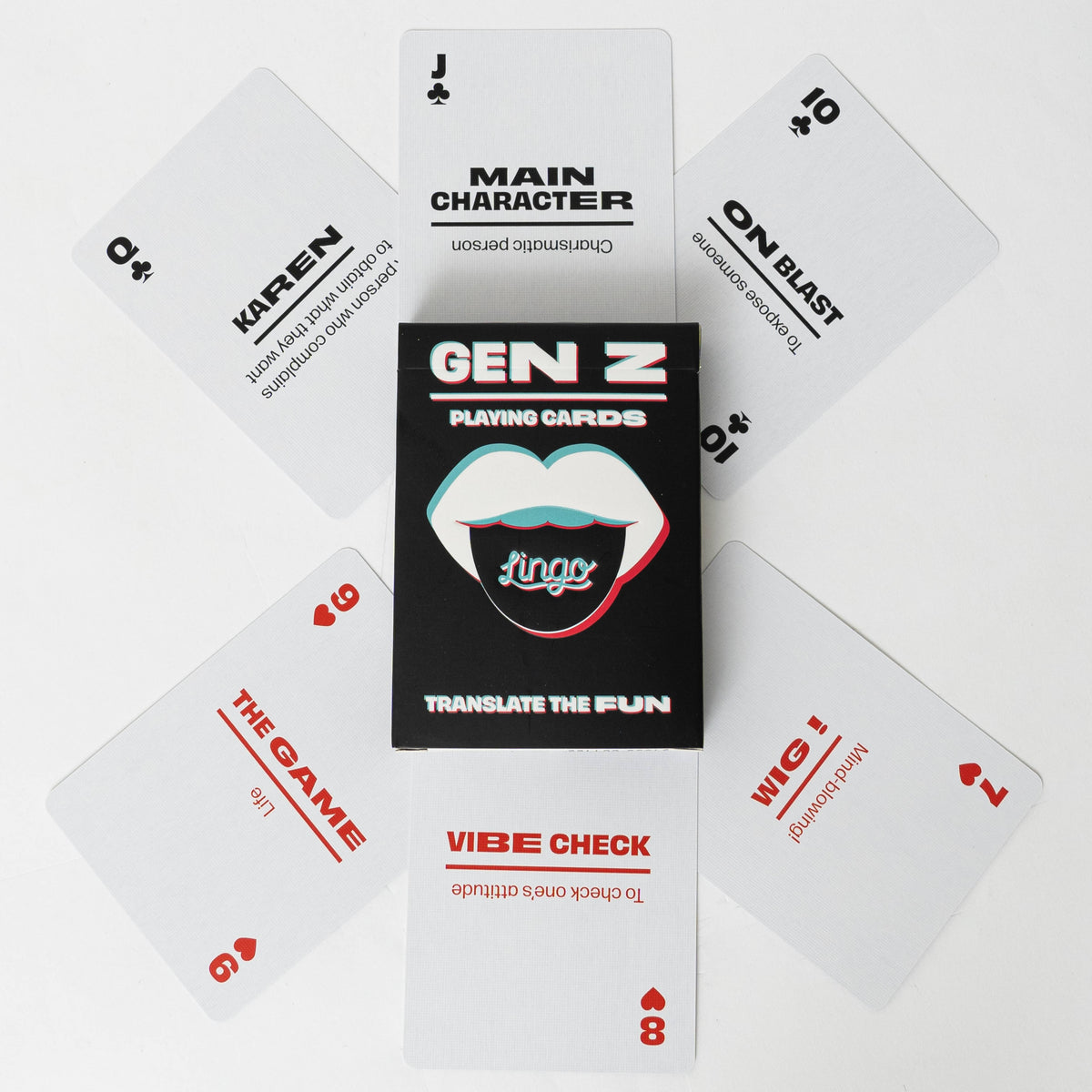 Lingo Gen Z Slang Playing Cards – 52 Gen Z Phrases