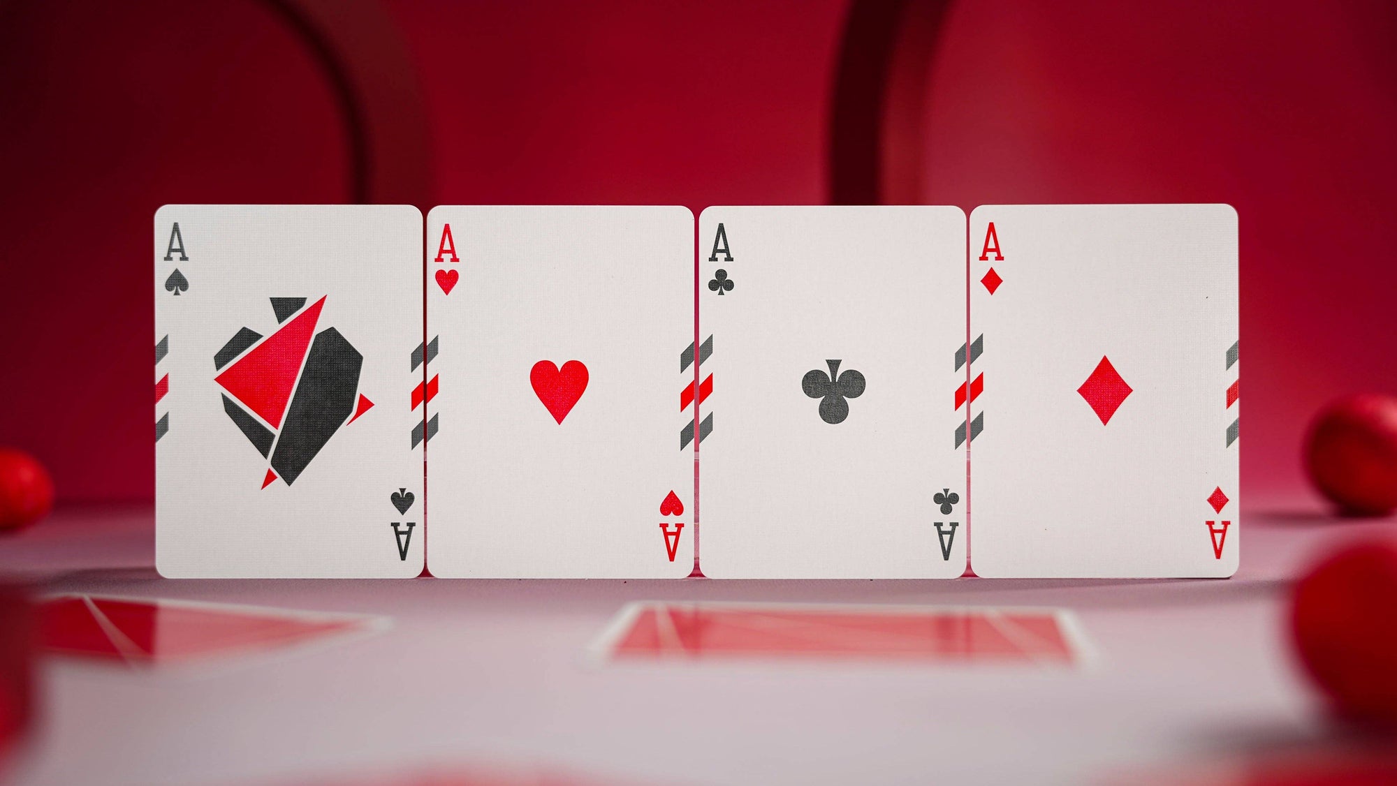 Flexible Playing Cards Red by Vermilion Collection