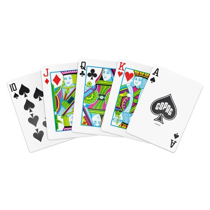 COPAG 1546 Elite Poker Size Jumbo Index Playing Cards – Red & Blue Double Deck
