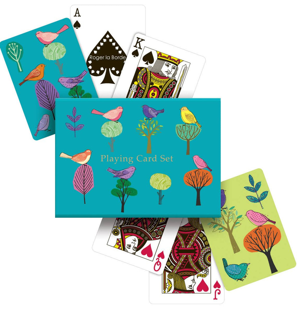Modern Birds Luxury Playing Card Set by Roger la Borde
