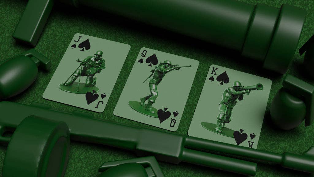 Army Men Playing Cards – Collectible Playing Cards (CPC)