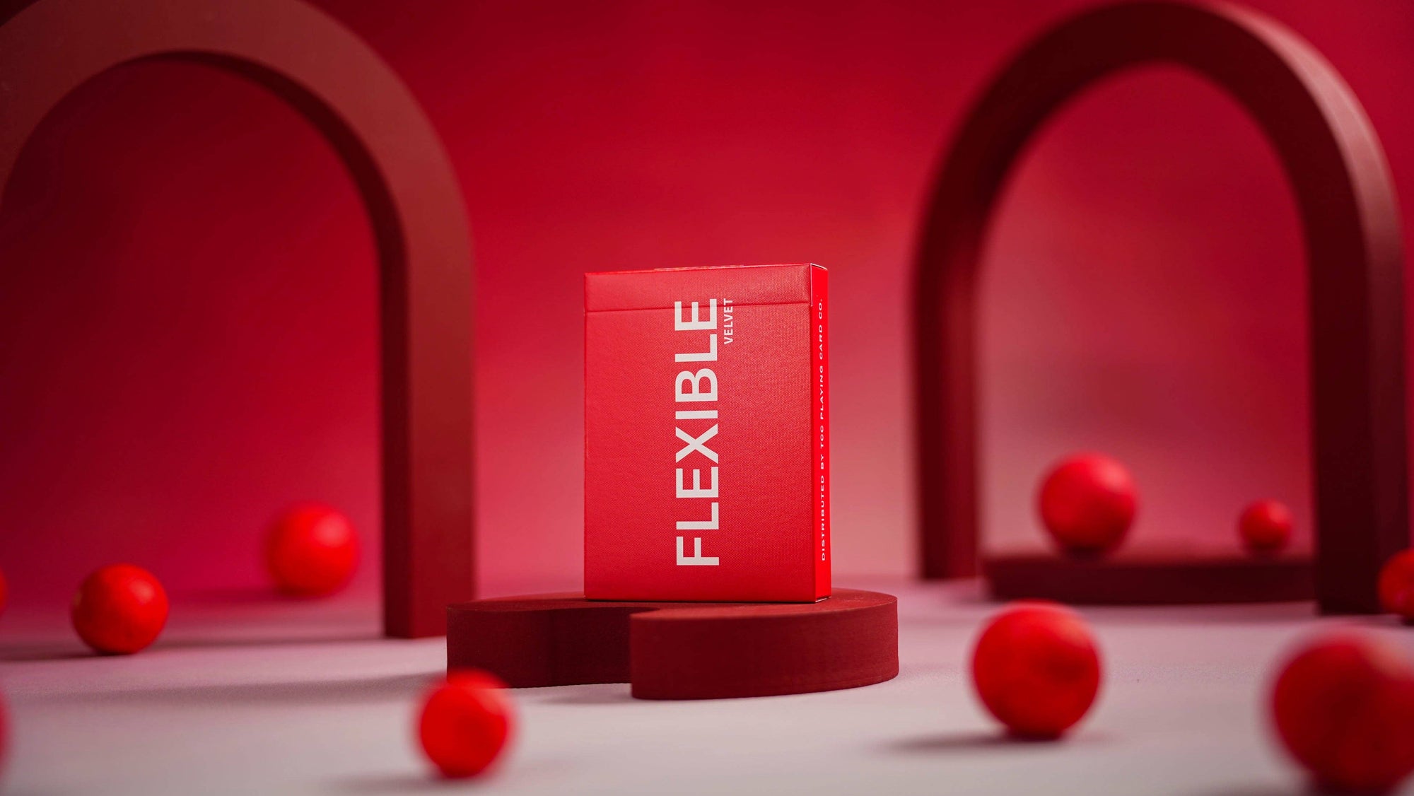 Flexible Playing Cards Red by Vermilion Collection