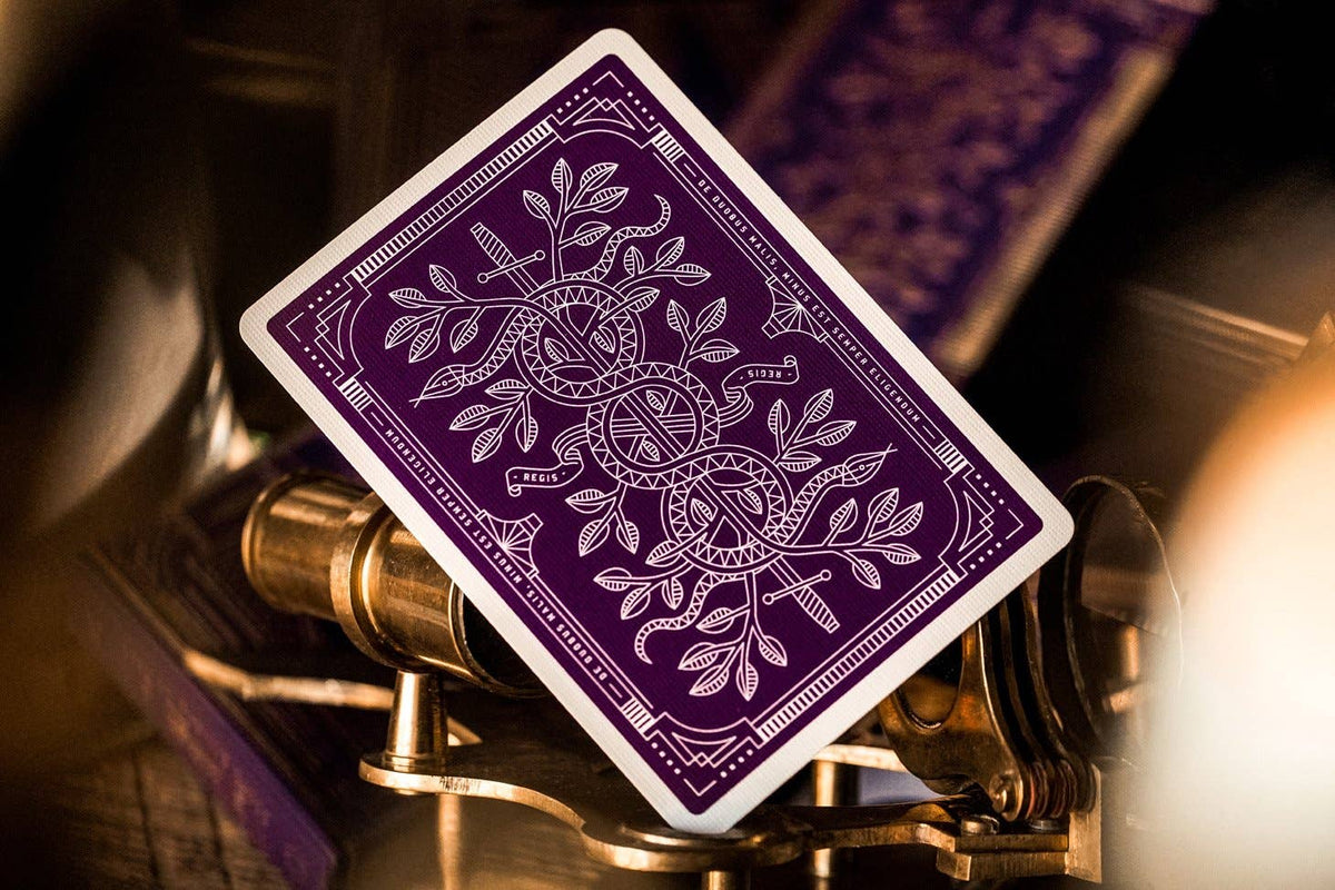 Theory11 Monarchs Purple Playing Cards