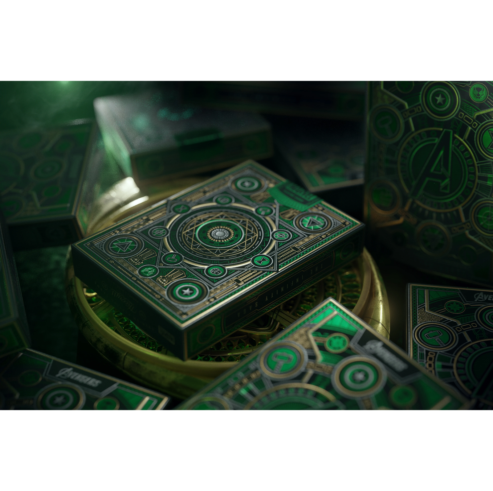 Avengers Green Edition The Infinity Saga Theory 11 Playing Cards