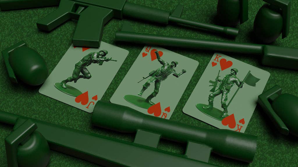 Army Men Playing Cards – Collectible Playing Cards (CPC)