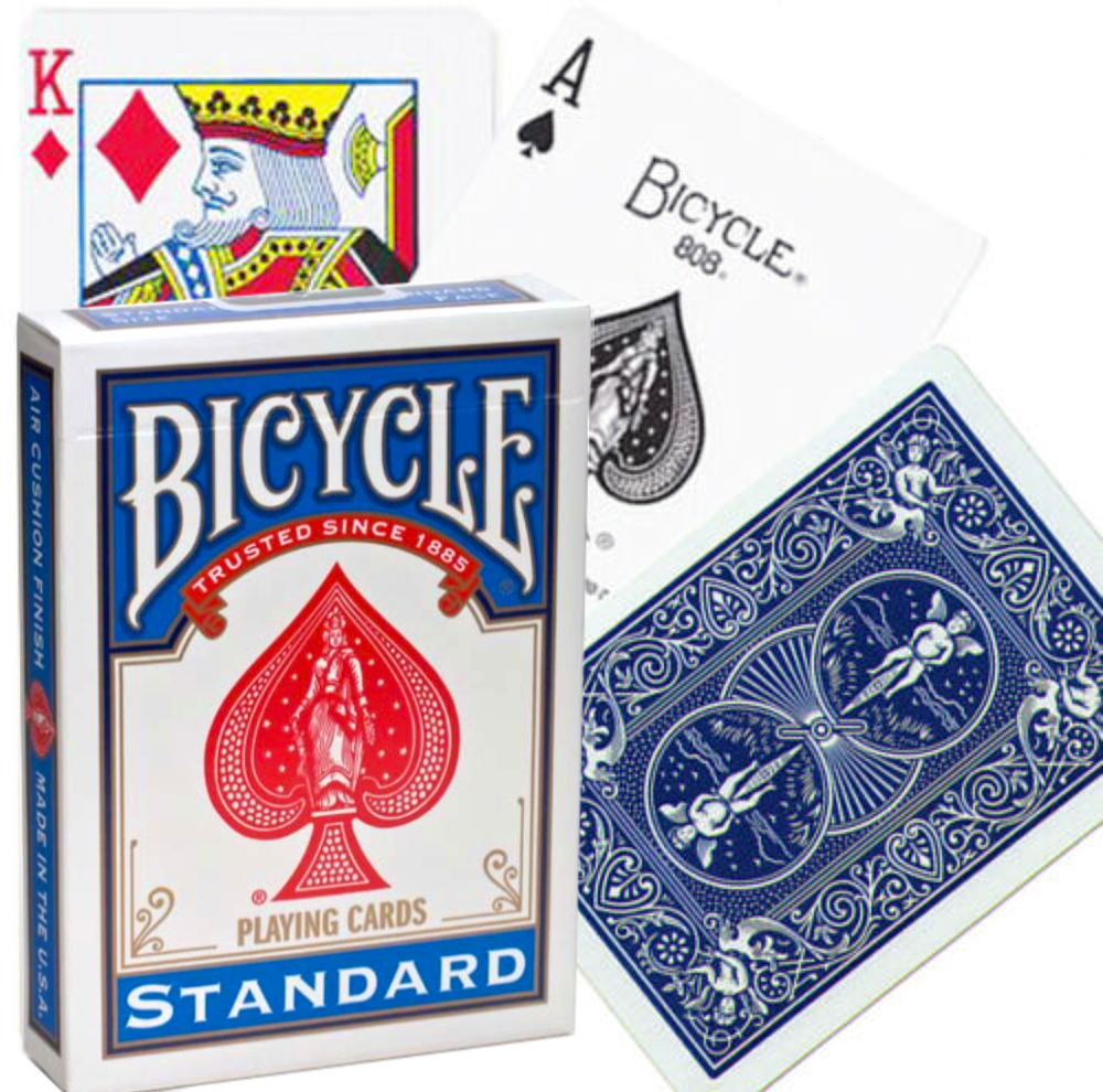 Bicycle Rider Back Blue Playing Cards – Standard Index