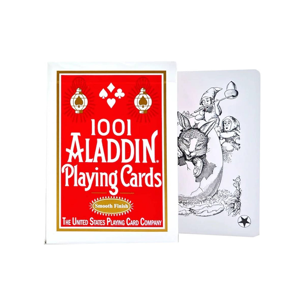 1001 Aladdin Playing Cards Uspcc (Red)