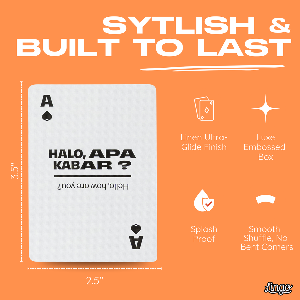 Indonesian Travel Playing Cards