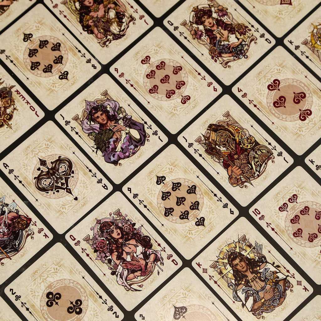 Greek Mythology Playing Cards - Silver Key Society - Keyhole Collection