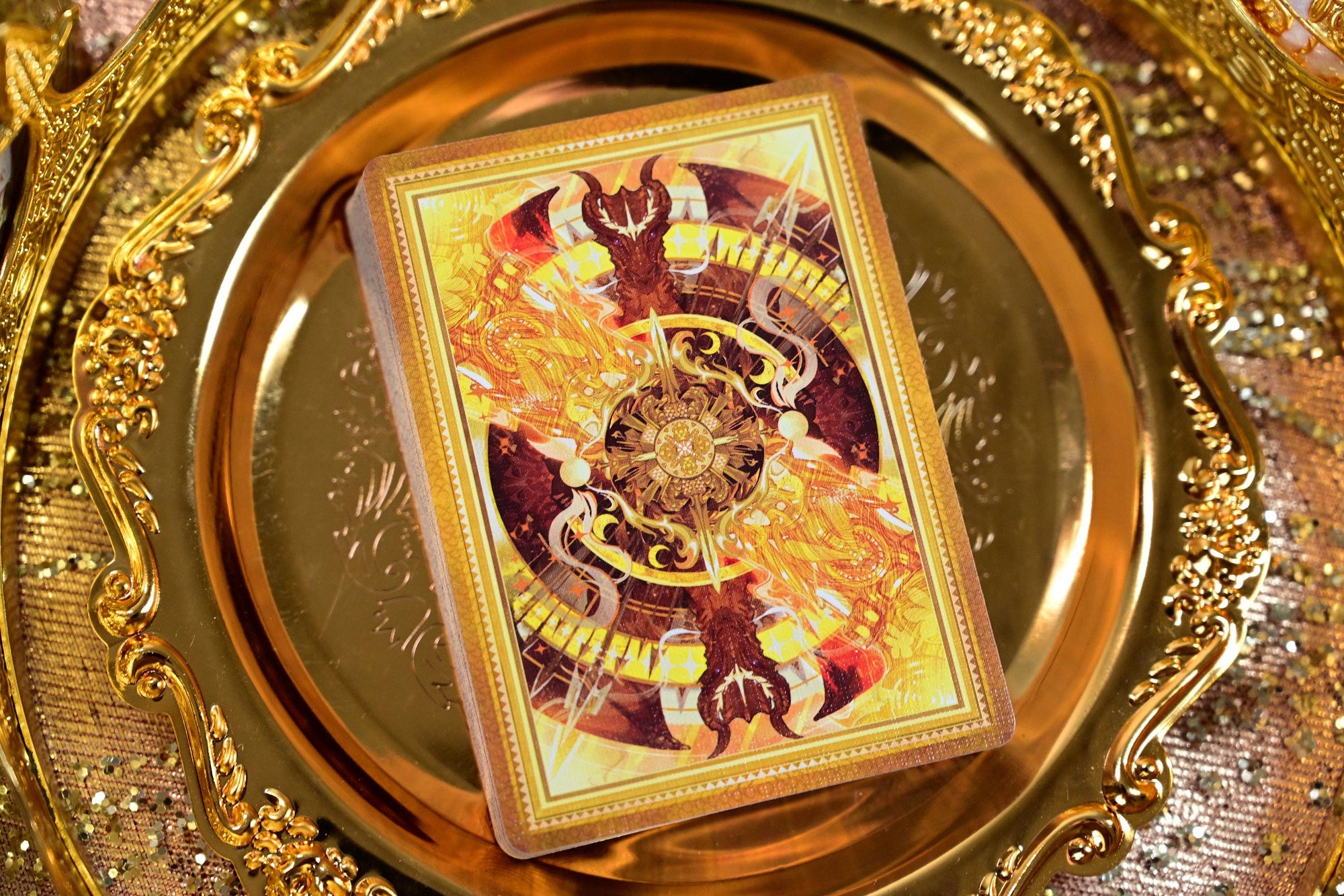 King Arthur Playing Cards V2: Excalibur: Golden Dawn (Standard)