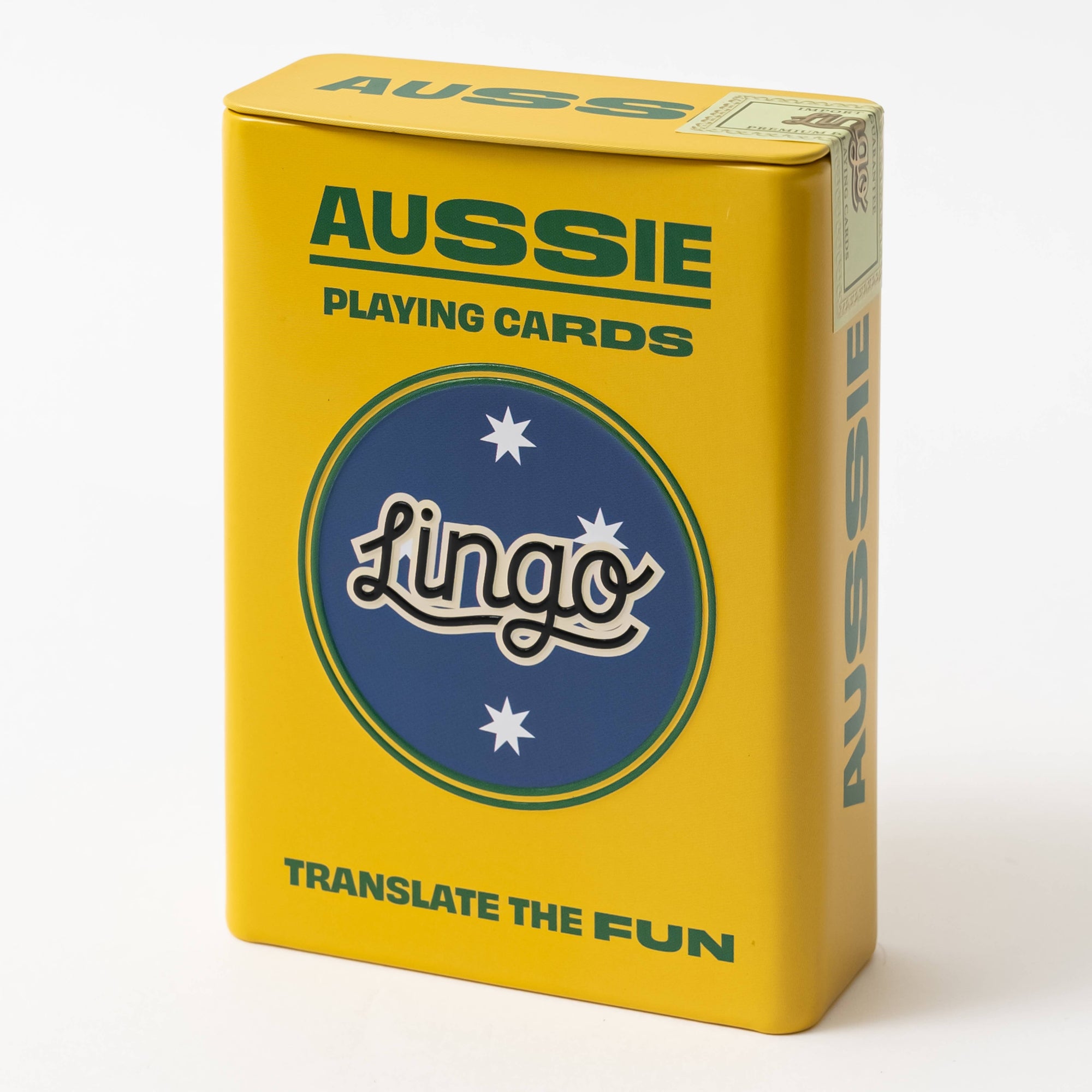 Aussie Slang Travel Playing Cards in Tin Travel Case