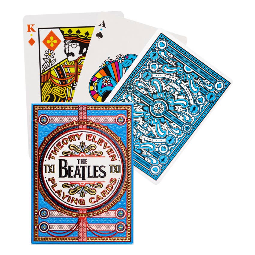 Theory11 The Beatles Playing Cards – Blue Edition