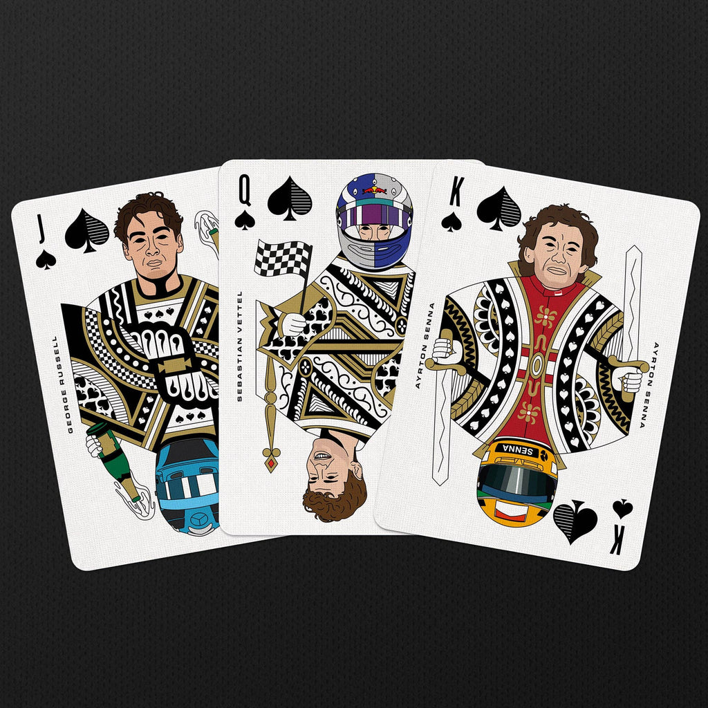 Formula 1 Playing Cards by Boot & Ball