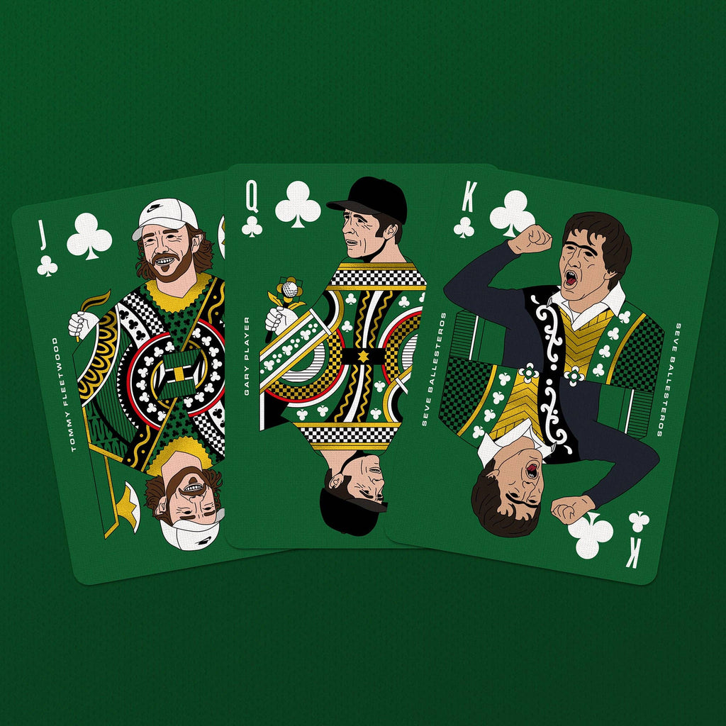 Golf Playing Cards – Gold Foil Edition by Boot & Ball
