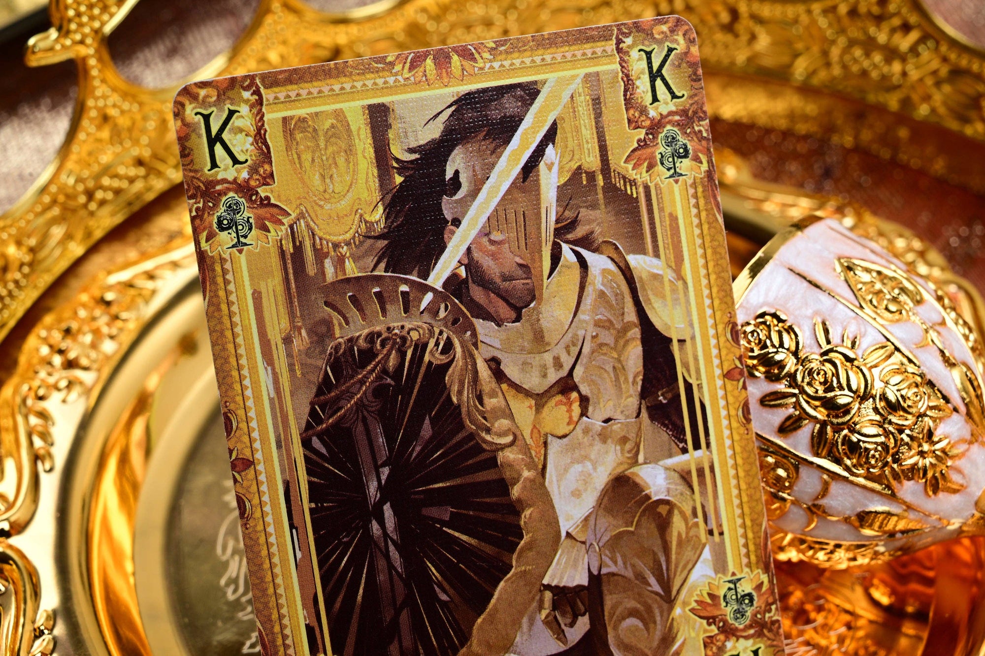 King Arthur Playing Cards V2: Excalibur: Golden Dawn (Standard)
