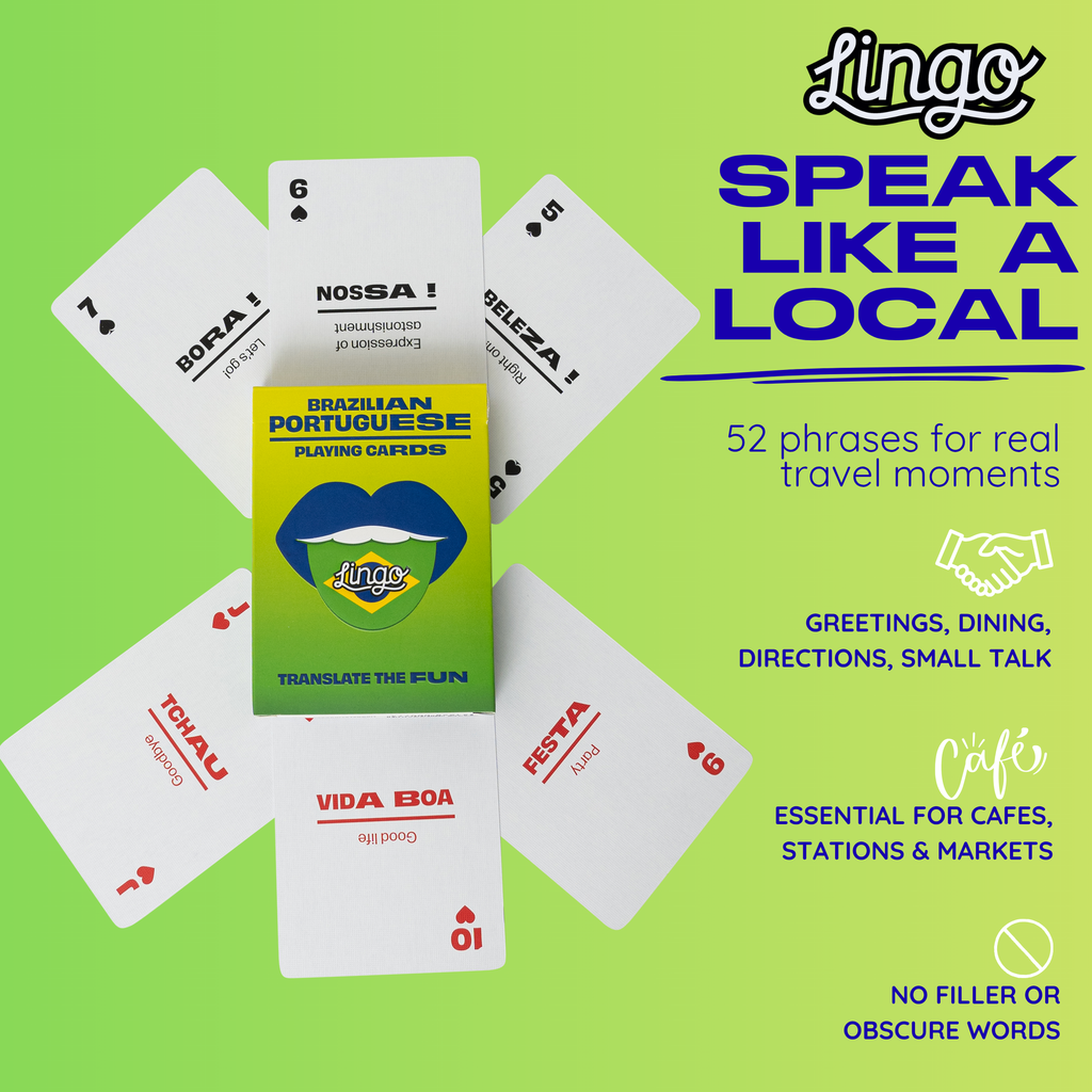 Brazilian Lingo Playing Cards
