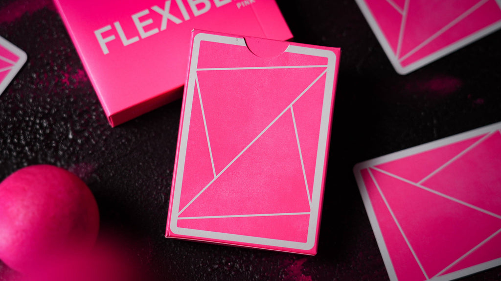 Flexible Pink Playing Cards by TCC