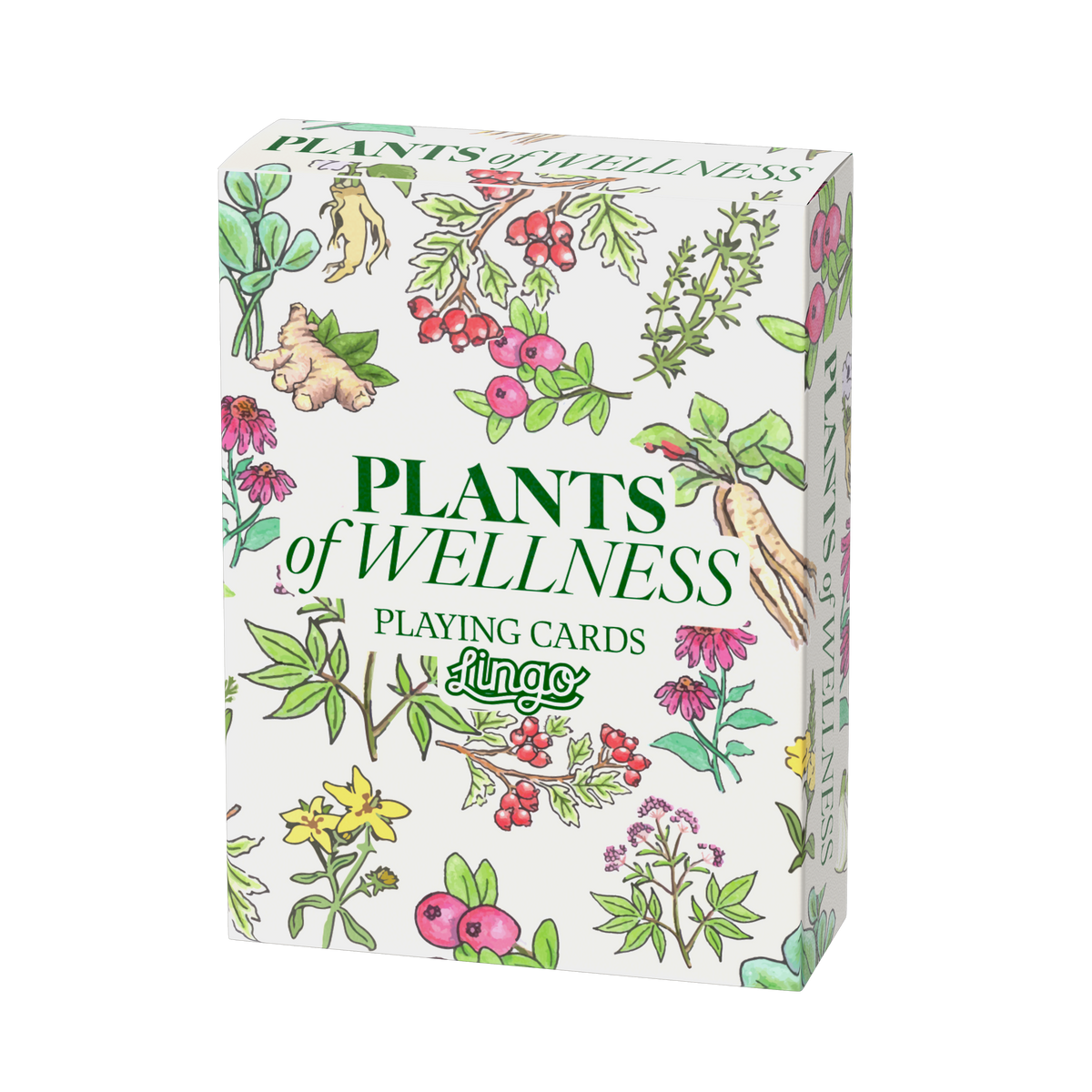 Lingo Plants of Wellness Playing Cards – 52 Botanical Cards
