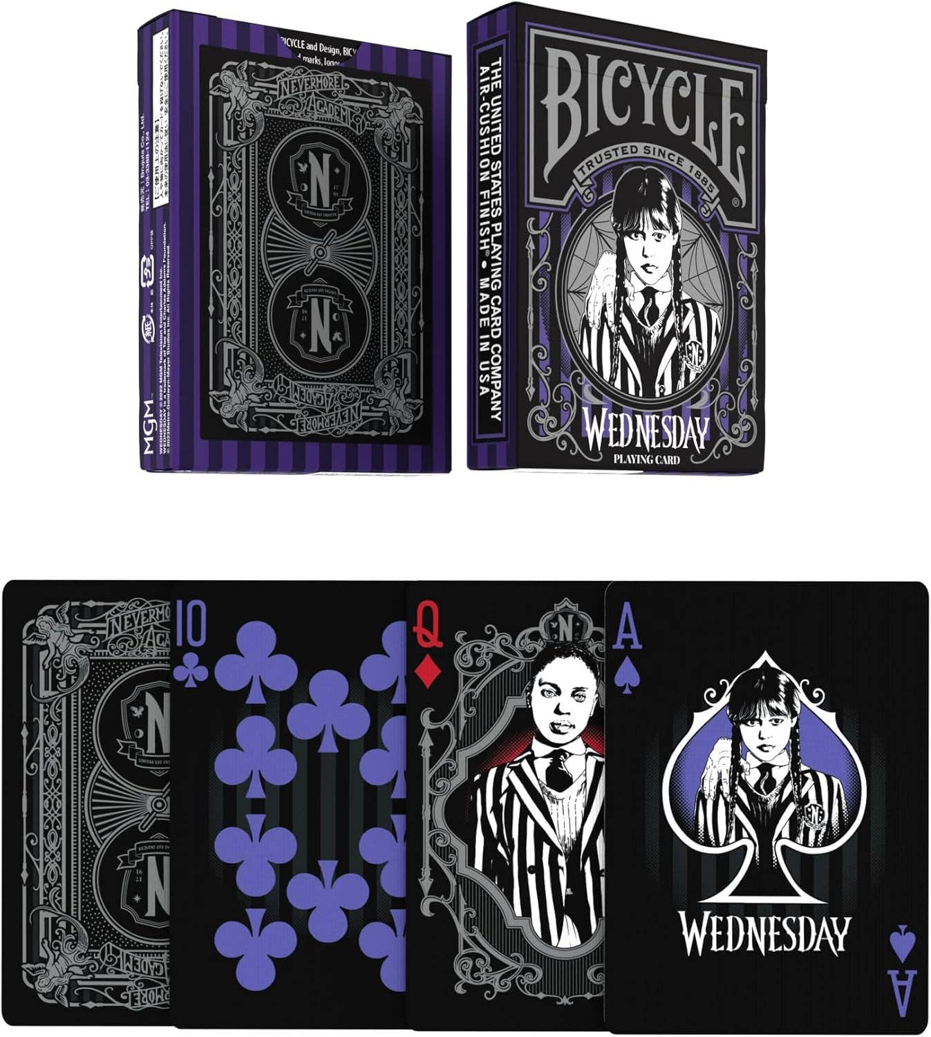 Bicycle Wednesday Addams Playing Cards