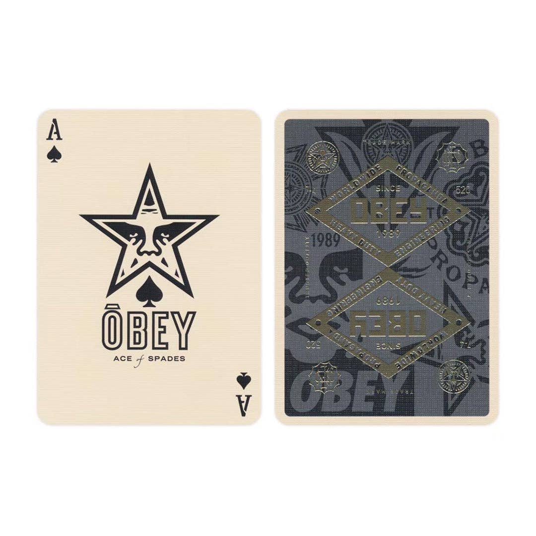 Obey Playing Cards Gold edition Theory 11