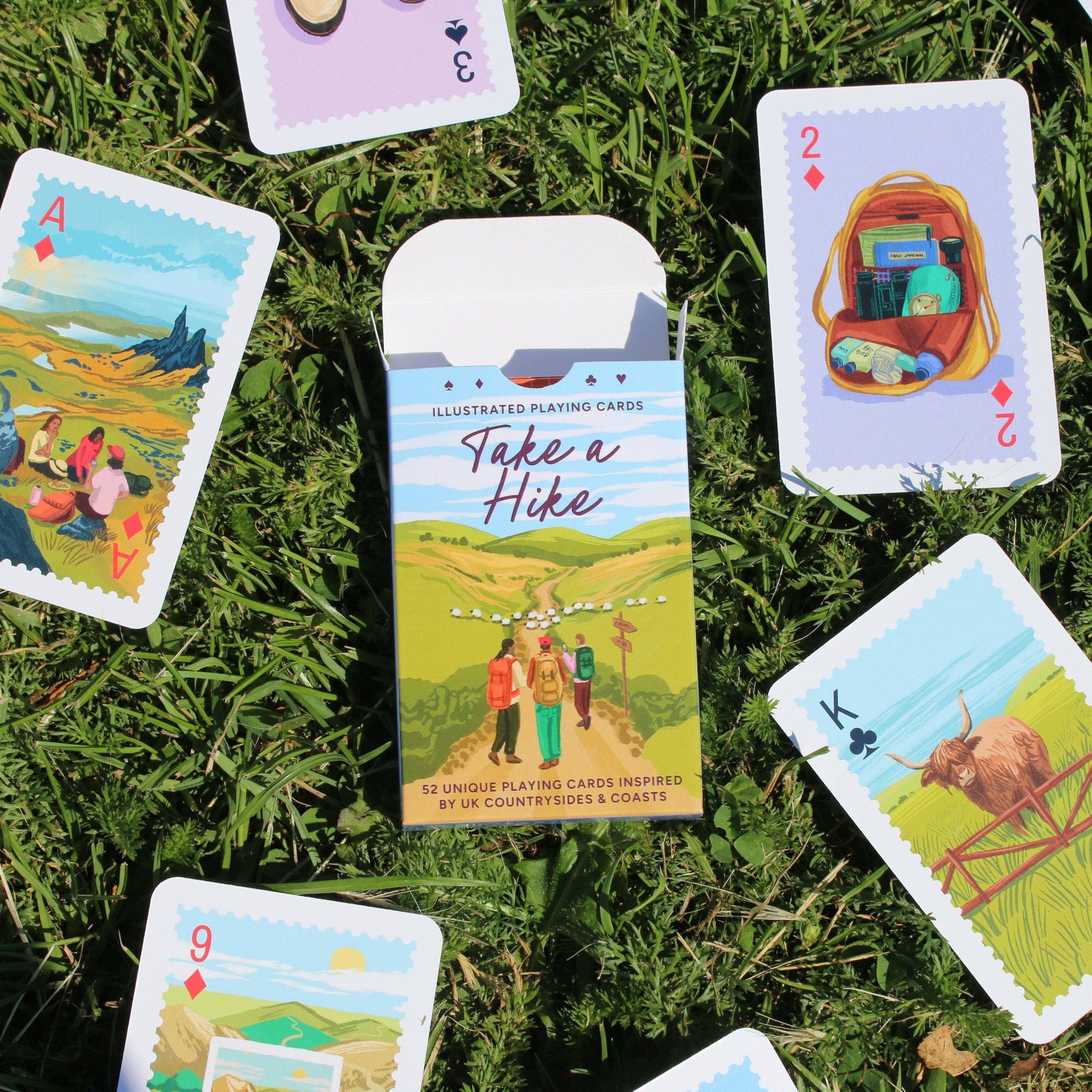Take a Hike Illustrated Playing Cards by Studio Giv