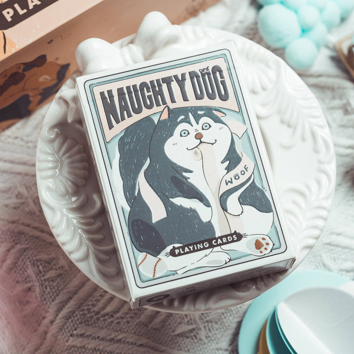 Naughty Dog Playing Cards – Dog (PVC)