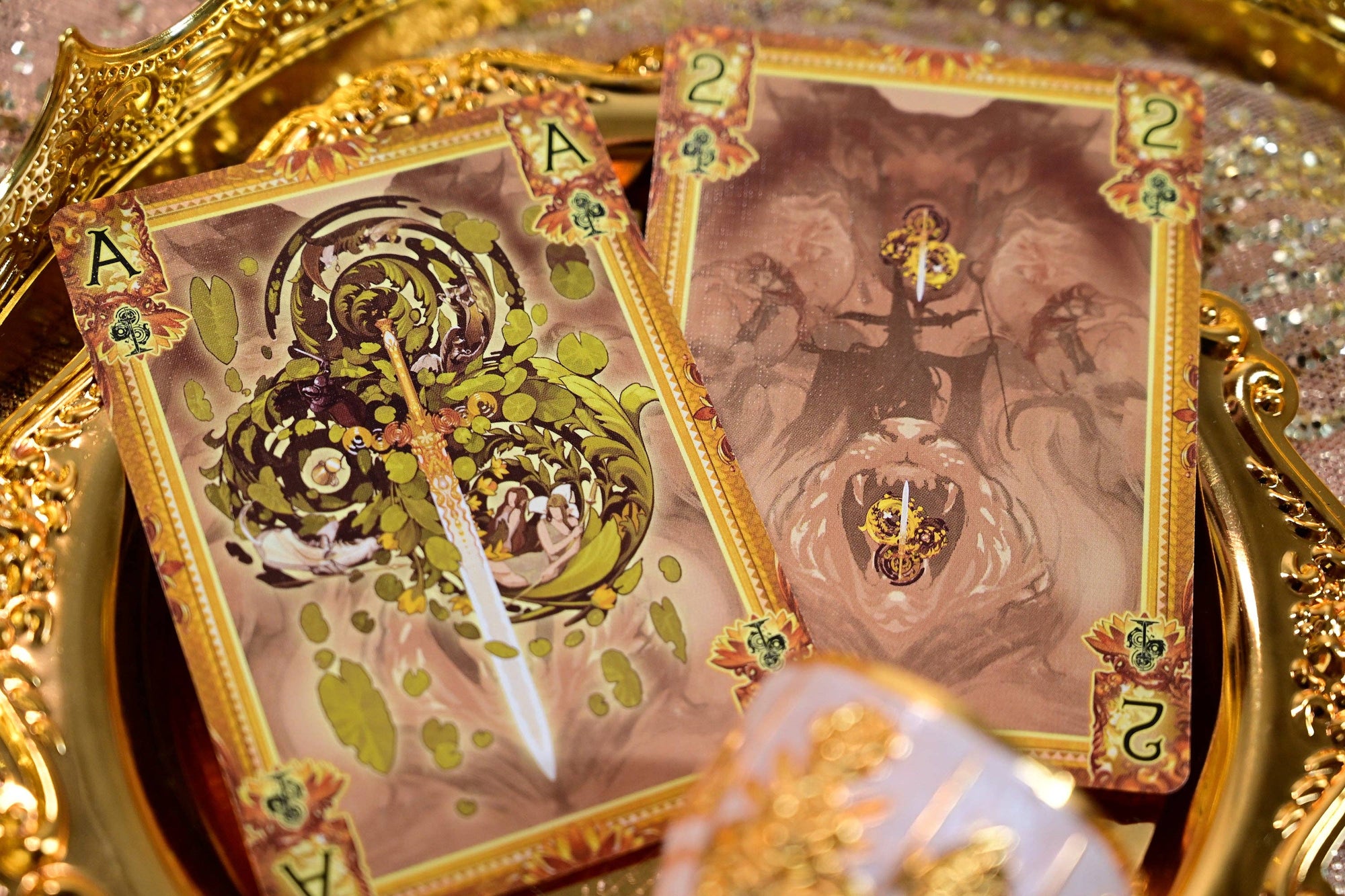 King Arthur Playing Cards V2: Excalibur: Golden Dawn (Standard)