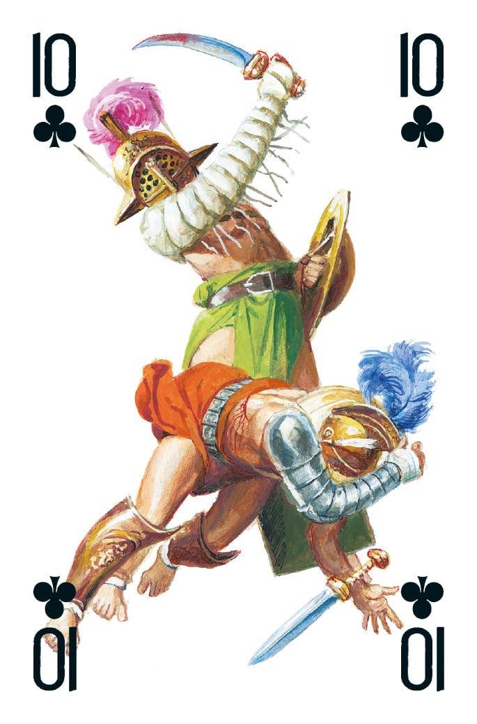 Gladiators Playing Cards – Lo Scarabeo's Tribute to Ancient Rome