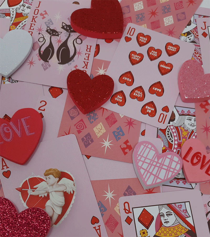 Bicycle Vintage Valentine Playing Cards