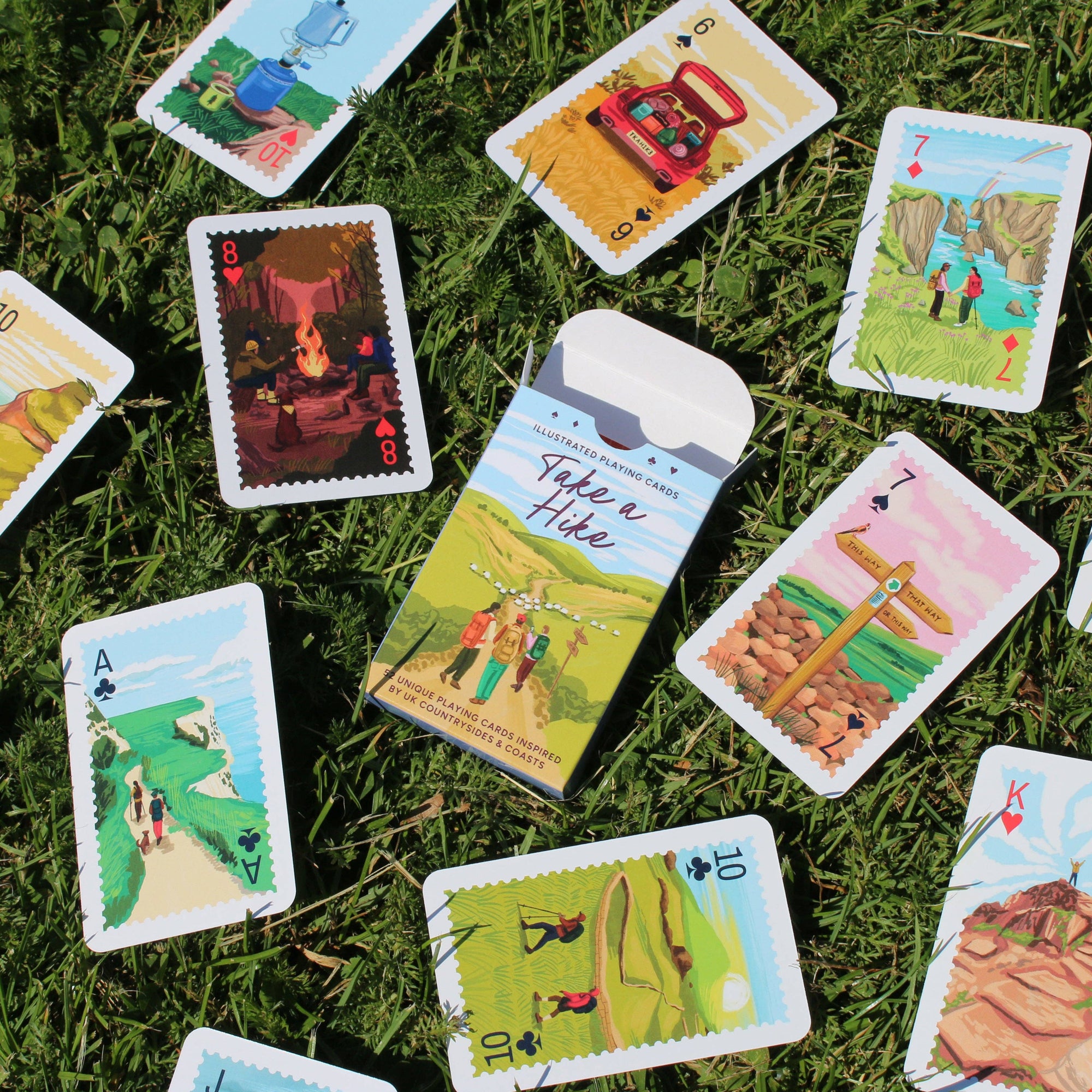 Take a Hike Illustrated Playing Cards by Studio Giv