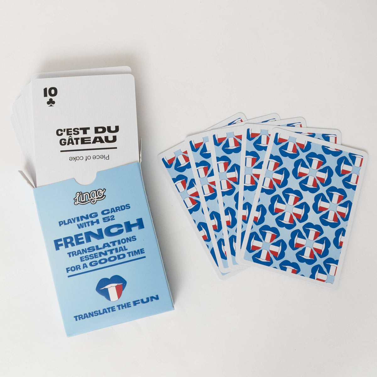 Lingo French Travel Playing Cards