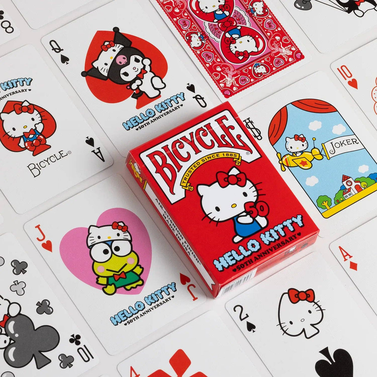Bicycle Hello Kitty Playing Cards – 50th Anniversary Edition
