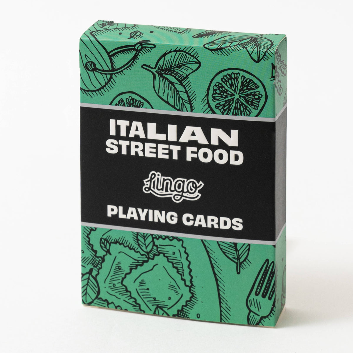 Lingo Italian Street Food Playing Cards – 52 Italian Foods