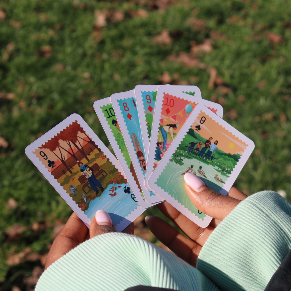 Parks of London Illustrated Playing Cards by Studio Giv