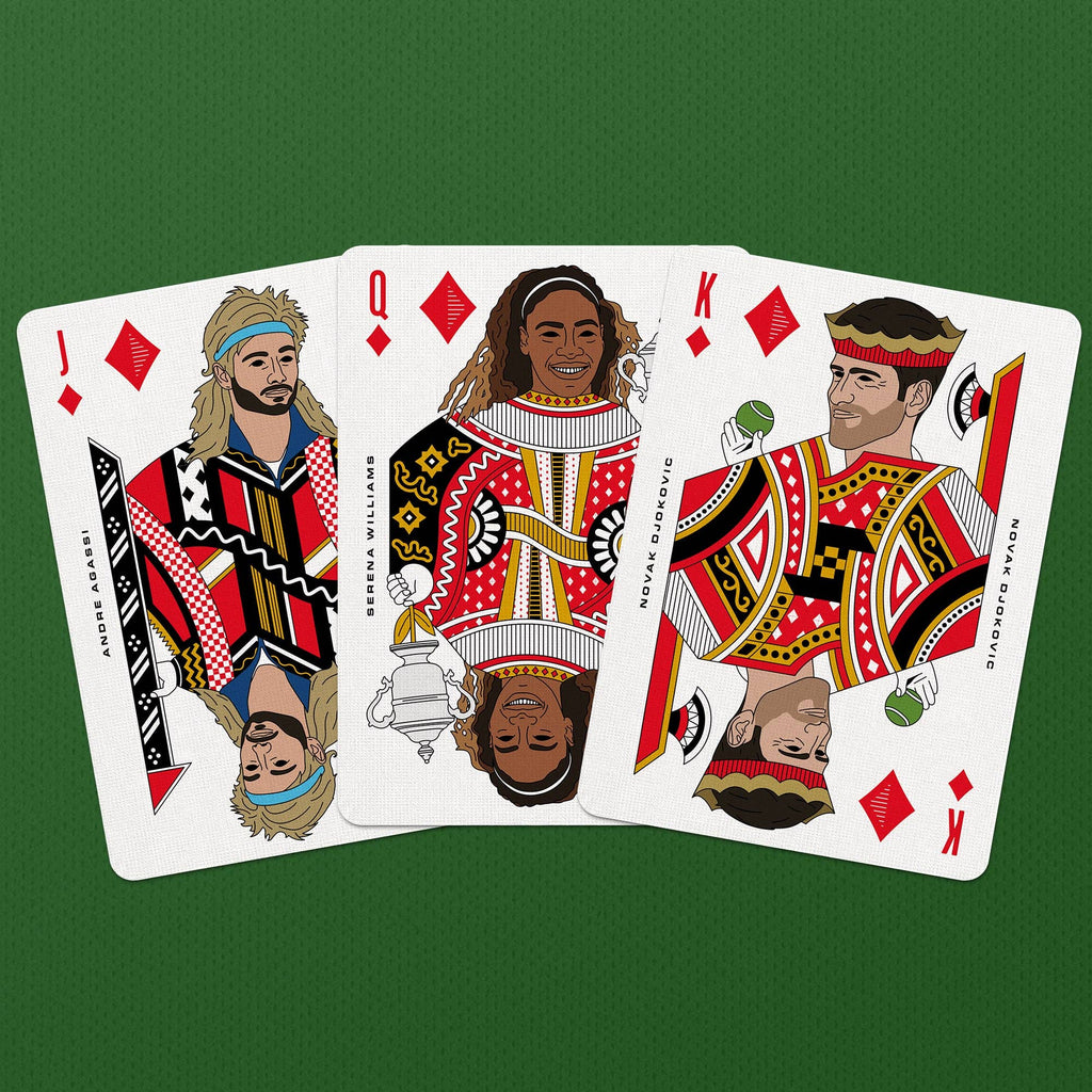 Tennis Playing Cards by Boot & Ball – Sporting Legends Deck