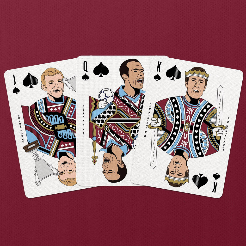 West Ham United Playing Cards – Boot & Ball Football Legends Deck