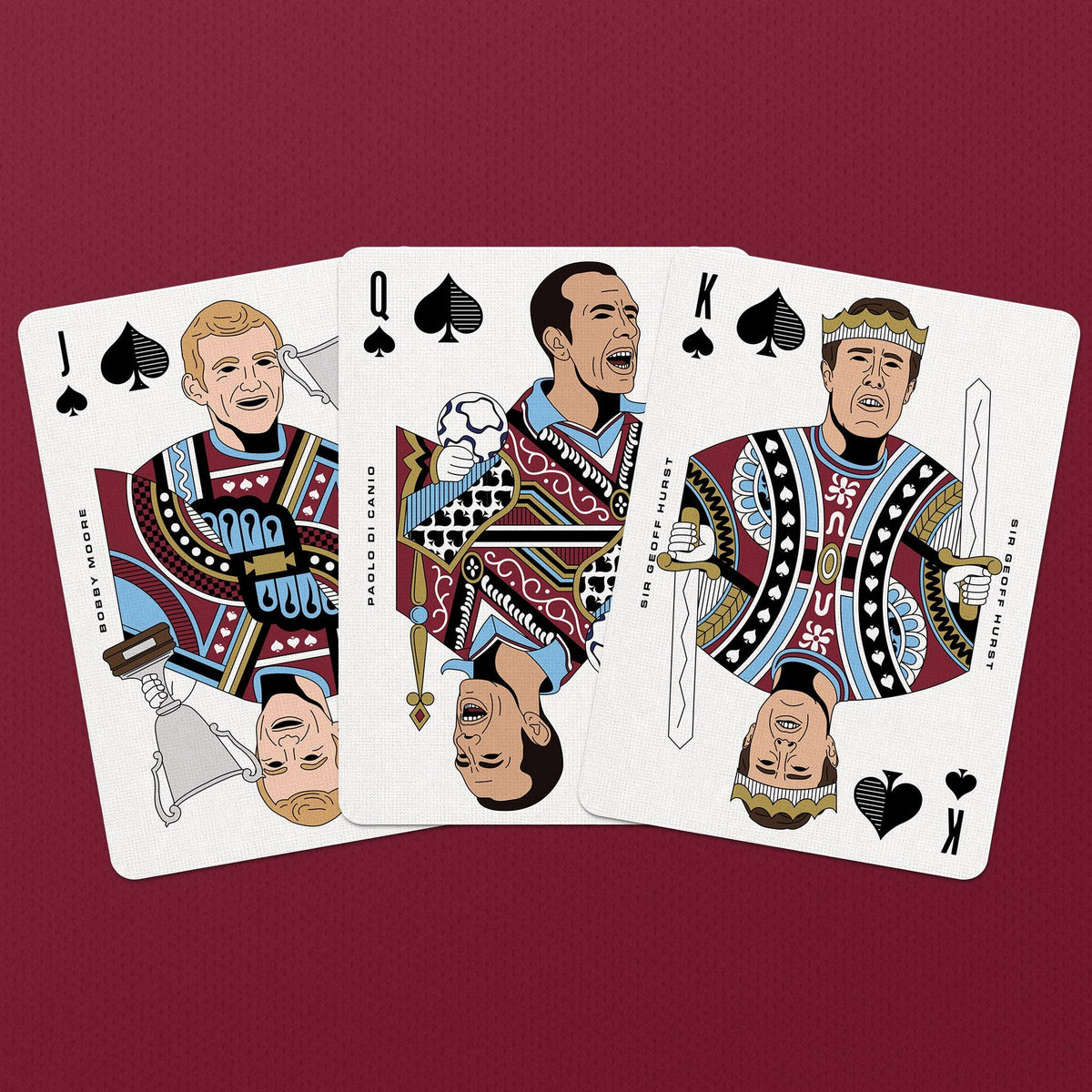 West Ham United Playing Cards – Boot & Ball Football Legends Deck